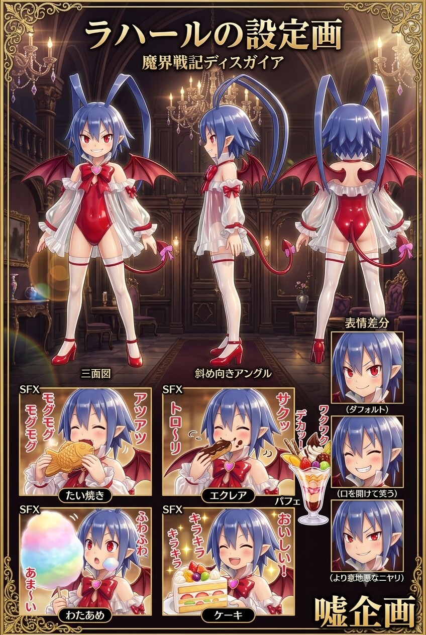 魔界戦記ディスガイア　ラハール設定画