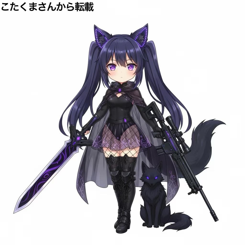 [がぞうください] エクリプス・ノワールちゃんが何かを見つけたようです