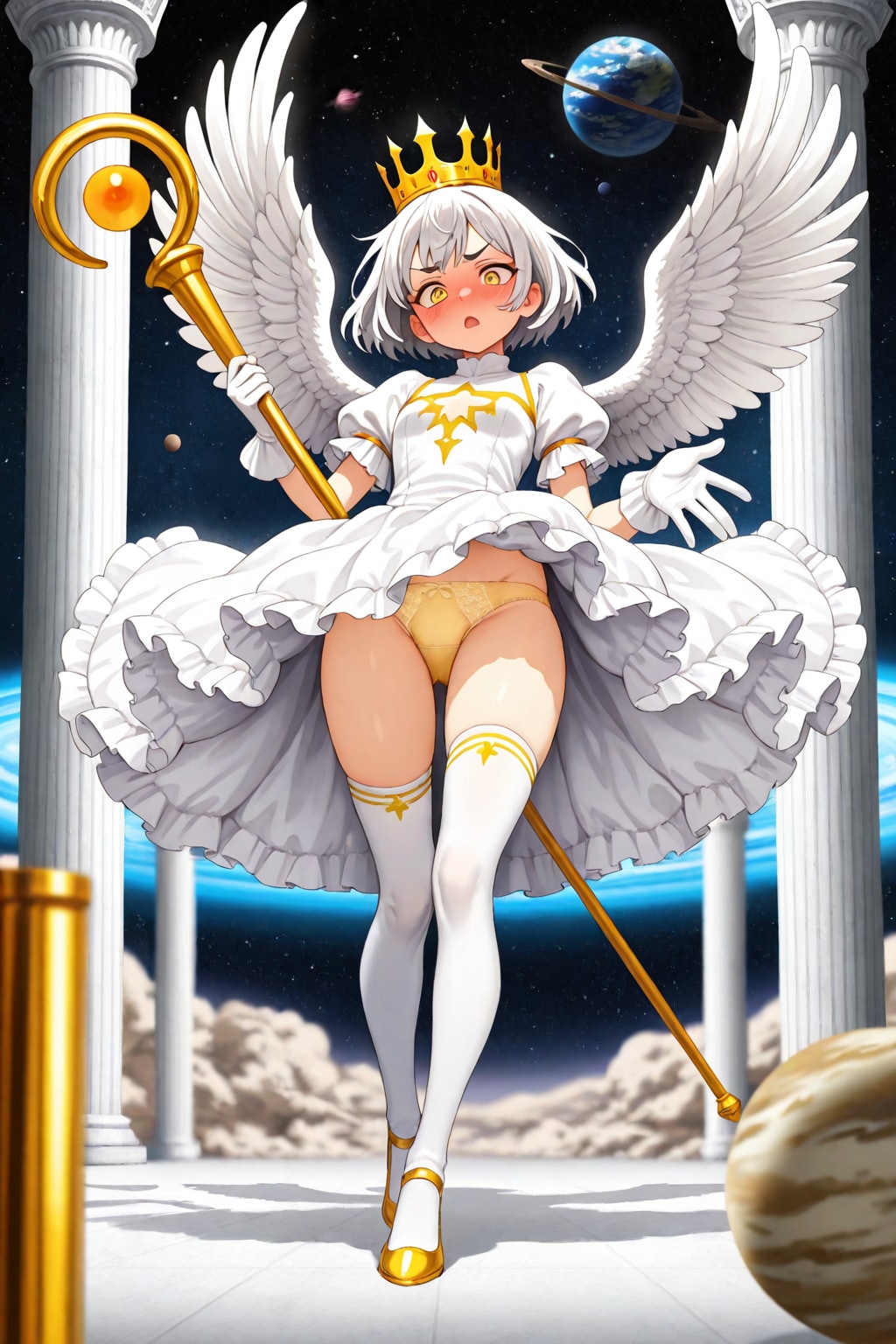 パンチラ魔法少女