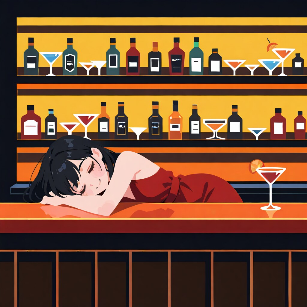 酔い潰れガール