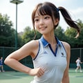テニス女子 3枚目