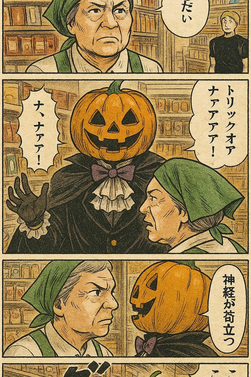 カボチャ頭の対処法