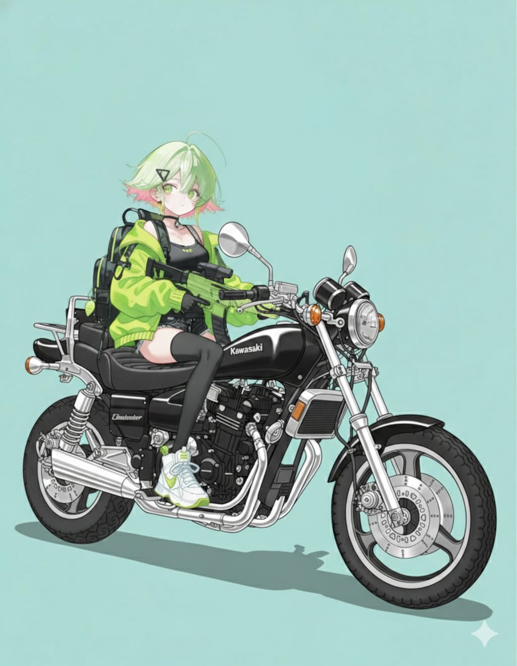 ばいく！<本田ちゃん、山葉ちゃん、鈴木ちゃん、川崎ちゃん>