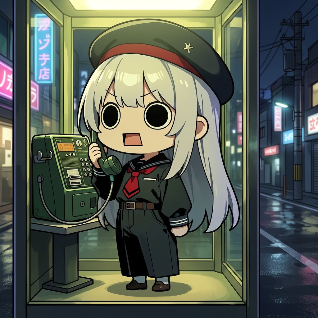 公衆電話えらいこっちゃ嬢