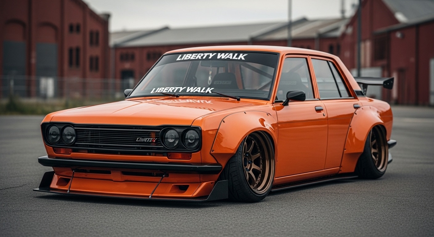 リバティーウォーク510ブルーバード | の人気AIイラスト・グラビア