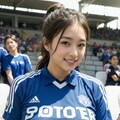 サッカー放送中に写った美女たち 2枚目