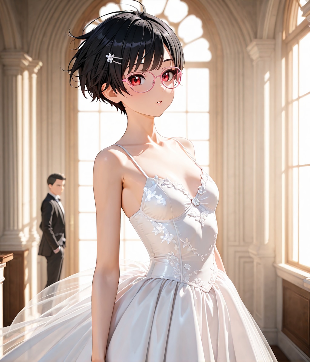 「ウェディングドレスのモデル、時給良いんだよなぁ」