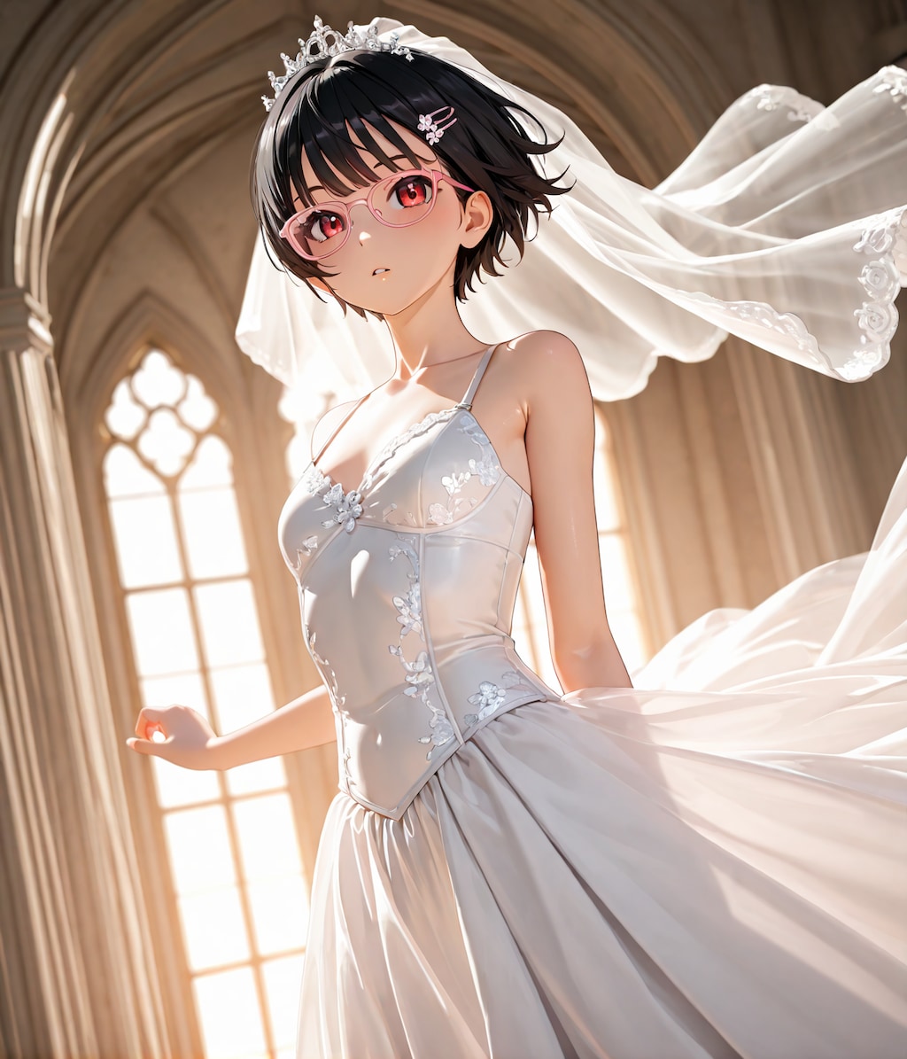 「ウェディングドレスのモデル、時給良いんだよなぁ」
