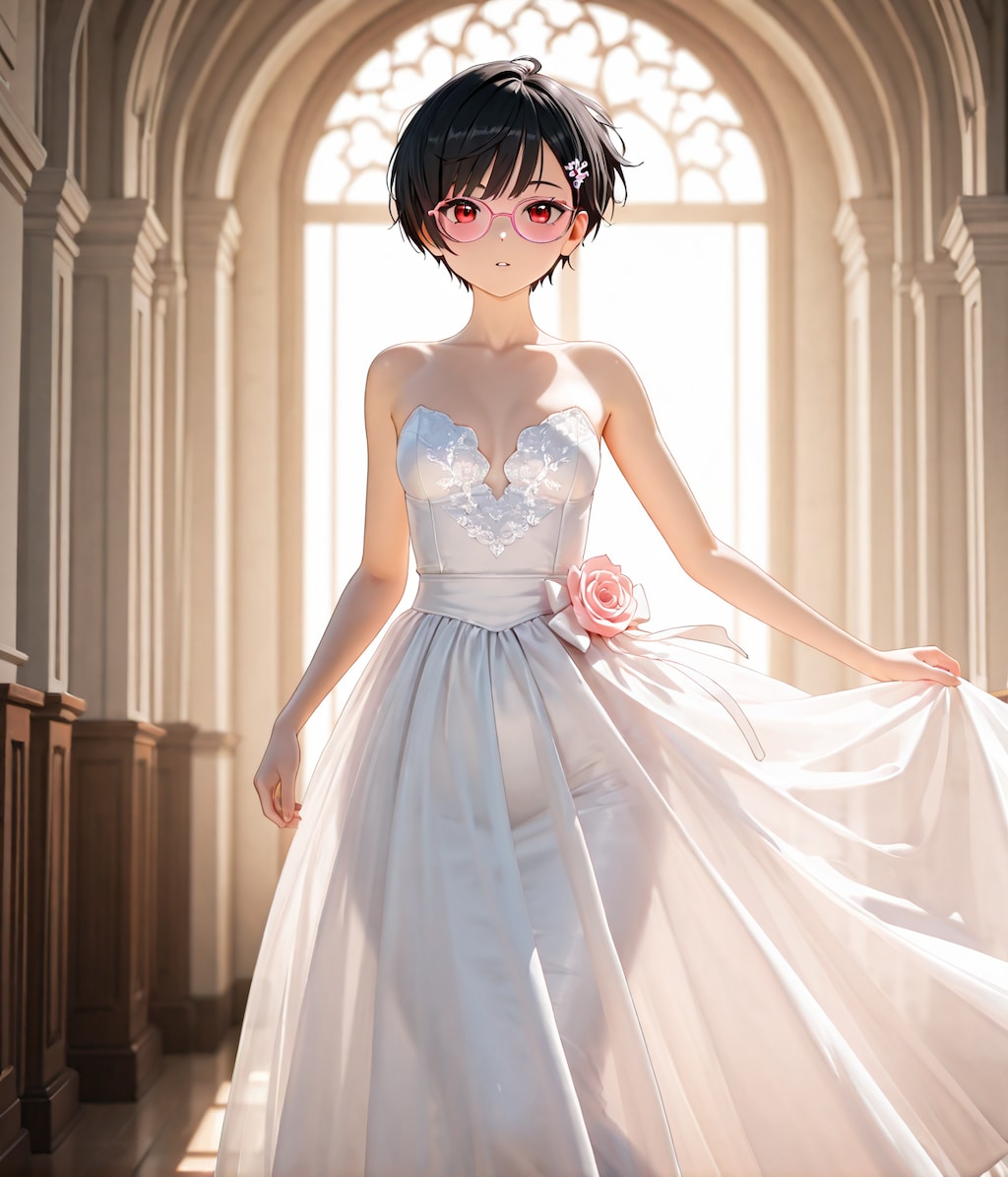 「ウェディングドレスのモデル、時給良いんだよなぁ」
