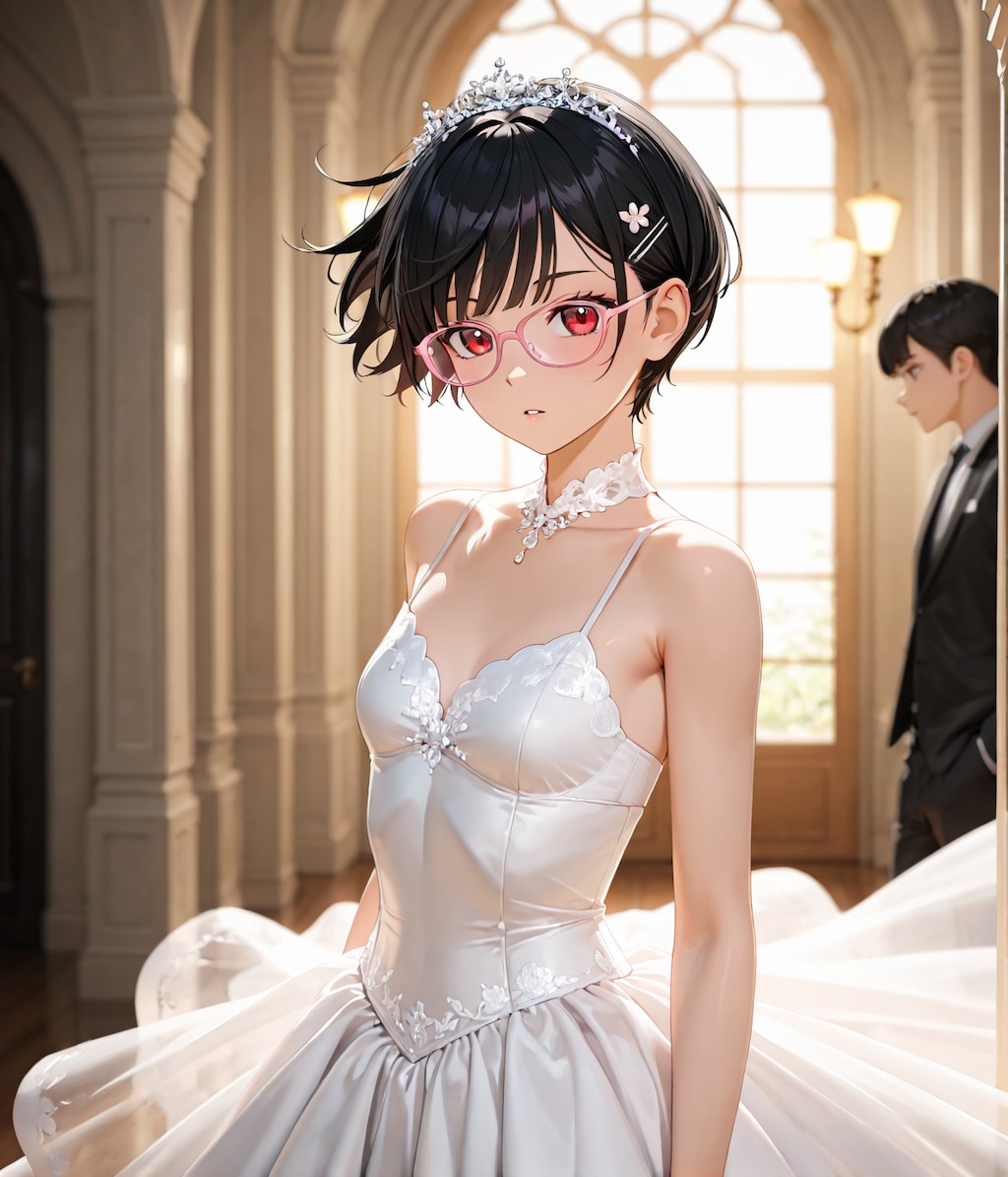 「ウェディングドレスのモデル、時給良いんだよなぁ」