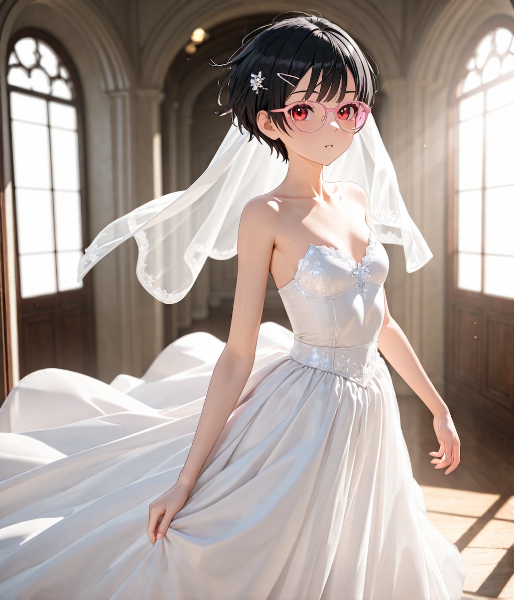 「ウェディングドレスのモデル、時給良いんだよなぁ」