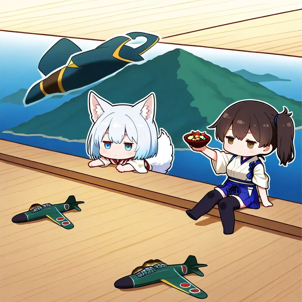 アズレンの加賀と艦これの加賀