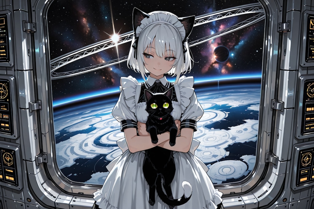 ネコと猫耳少女