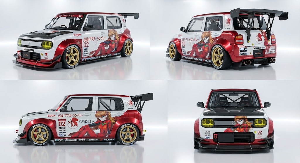 新世紀エヴァンゲリオン痛車ラパン
