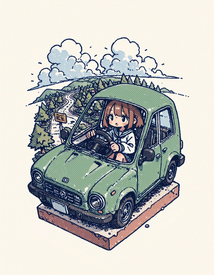 否！車は丸く無い（回文）