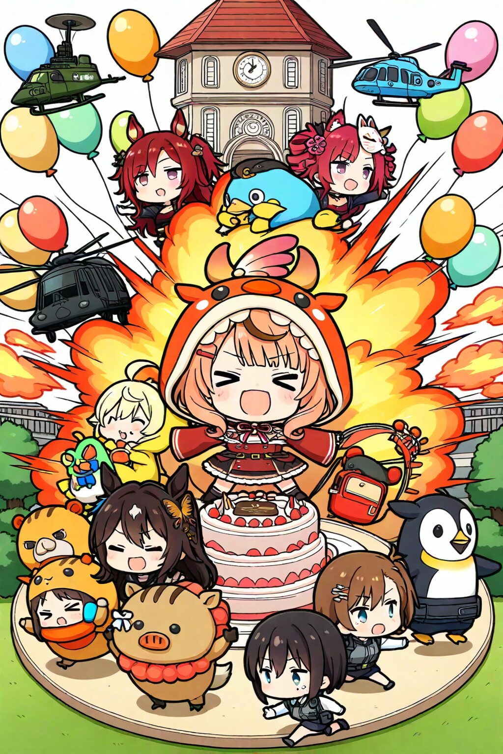 たくさんの女の子