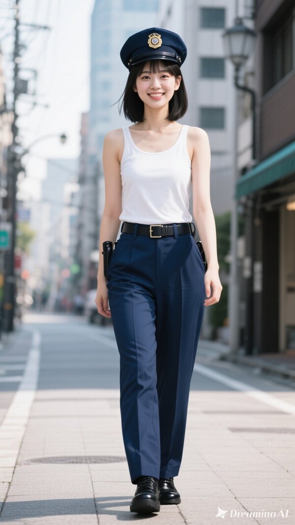 かっこかわいい婦警愛崎咲綺の日本橋パトロール