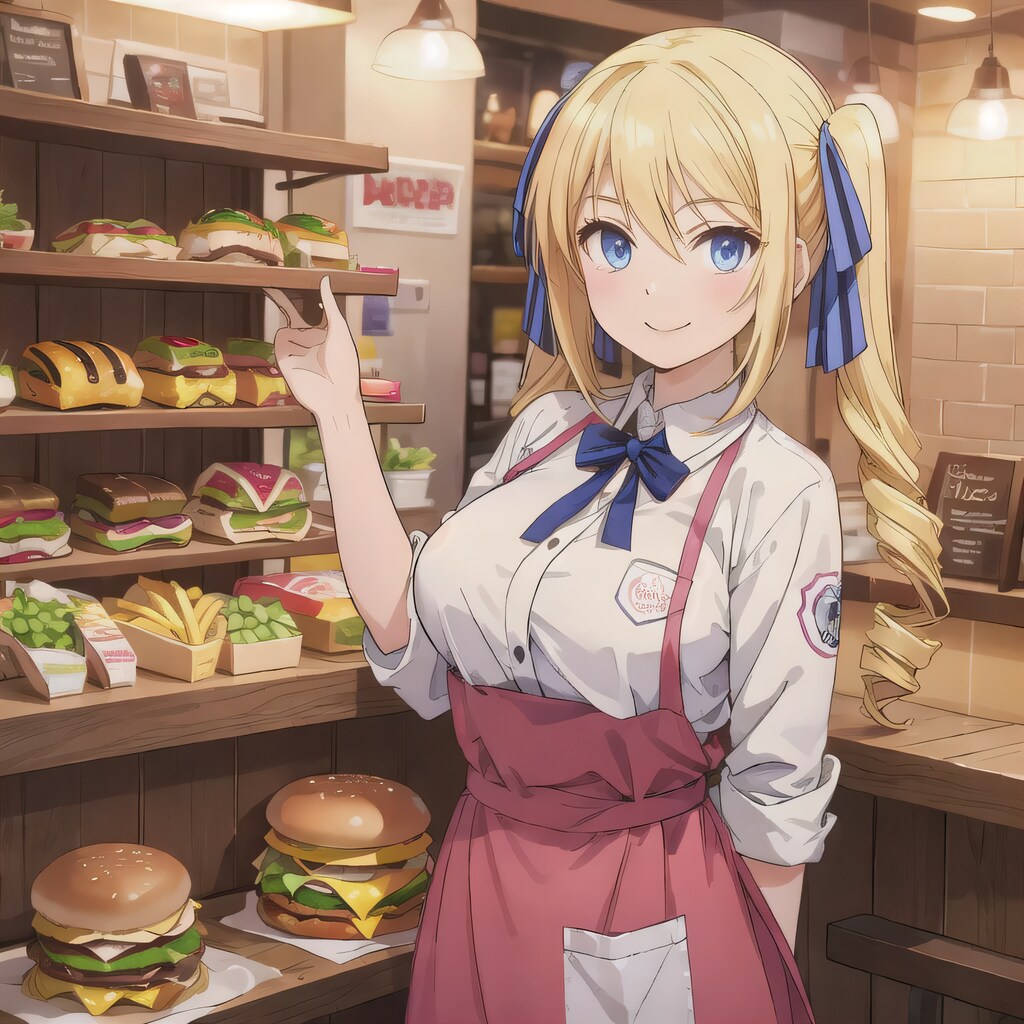 金髪ツインテでクルーの少女２