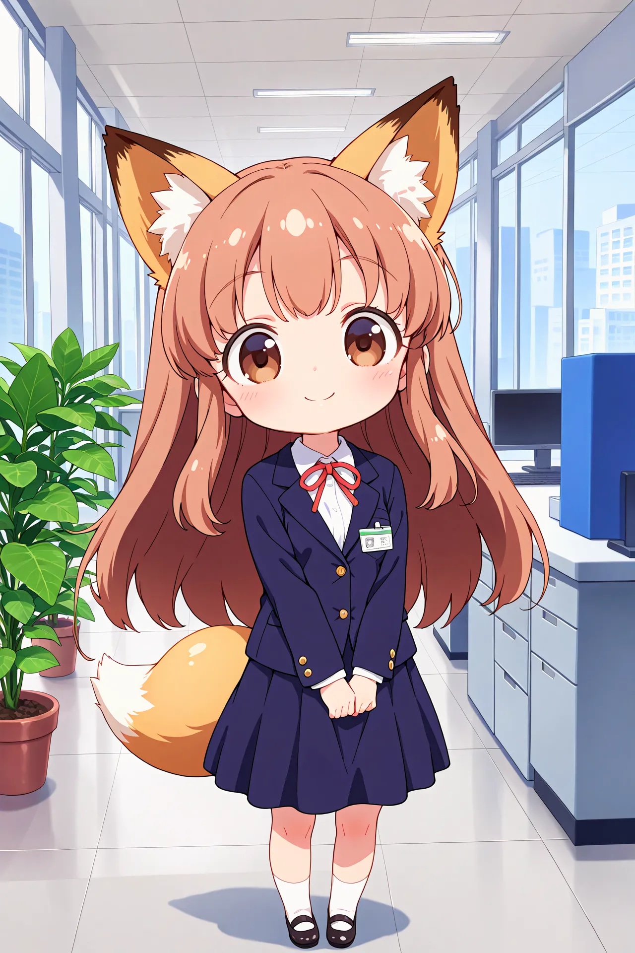 あにまるコーポレーションの朝礼・広報担当かえで
