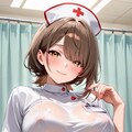 透け乳ナース 2枚目