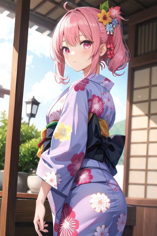 浴衣の女の子