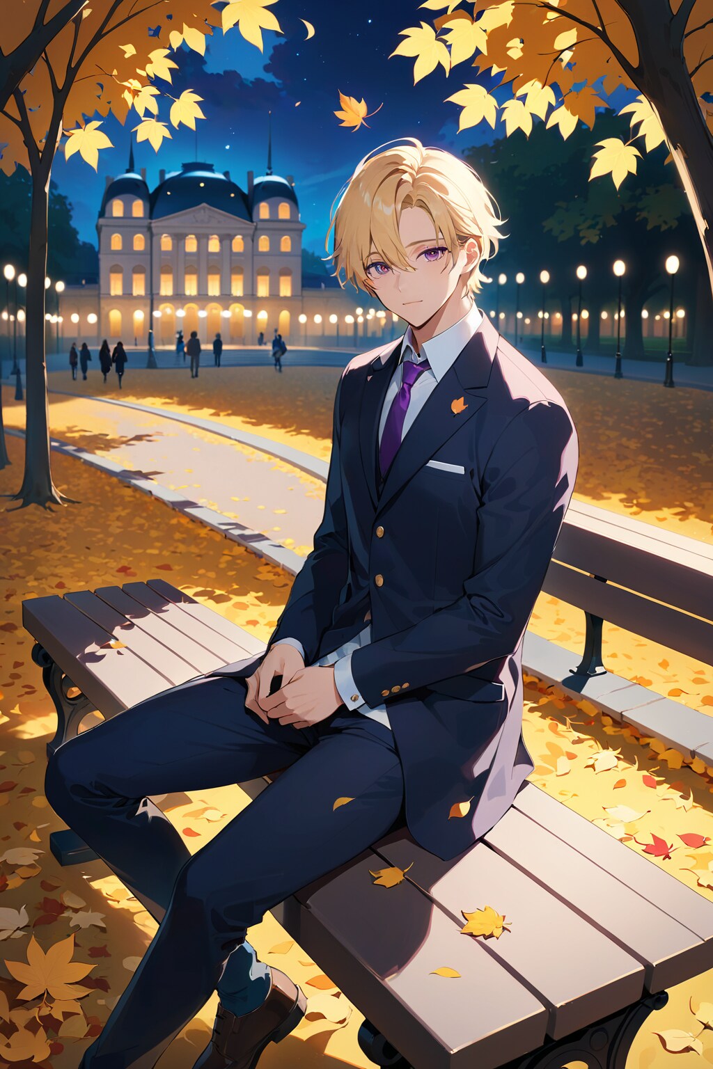 パリ リュクサンブール公園にて | の人気AIイラスト・グラビア