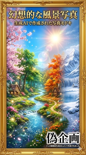 幻想的な風景写真モドキ | の人気AIイラスト・グラビア