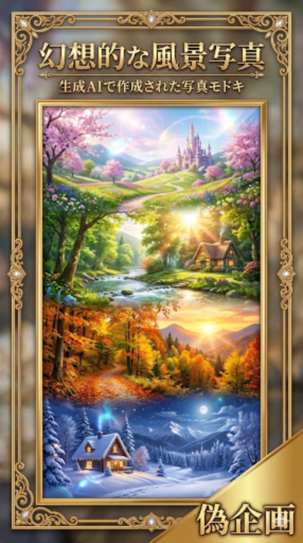 幻想的な風景写真モドキ