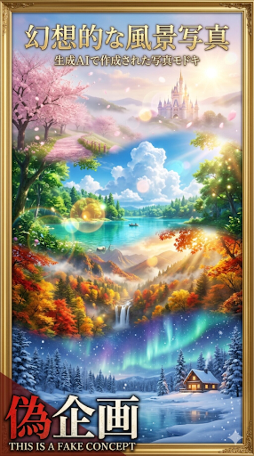 幻想的な風景写真モドキ