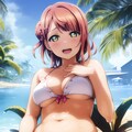 上原歩夢 ラブライブ セクシー水着 3枚目