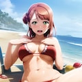 上原歩夢 ラブライブ セクシー水着 2枚目