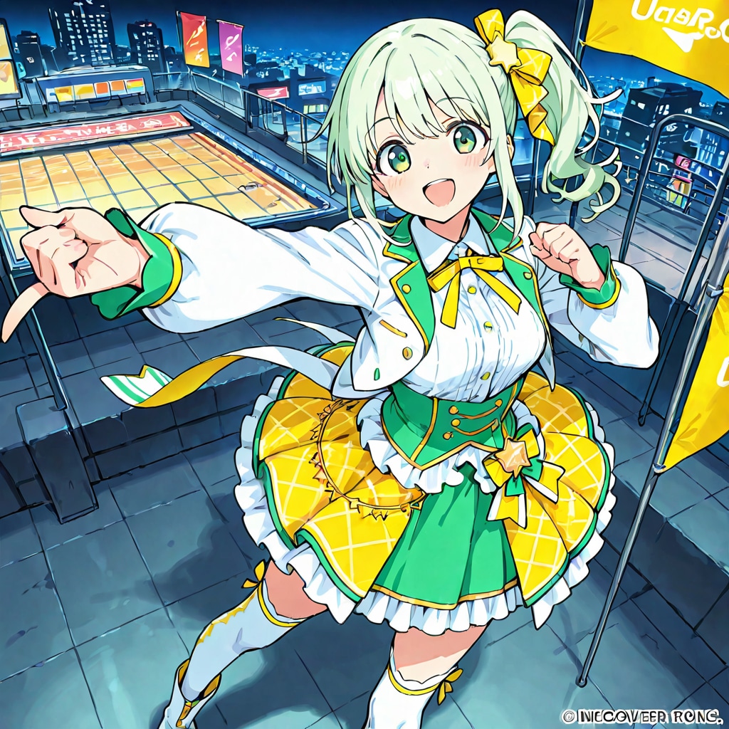 屋上ミニライブ | の人気AIイラスト・グラビア