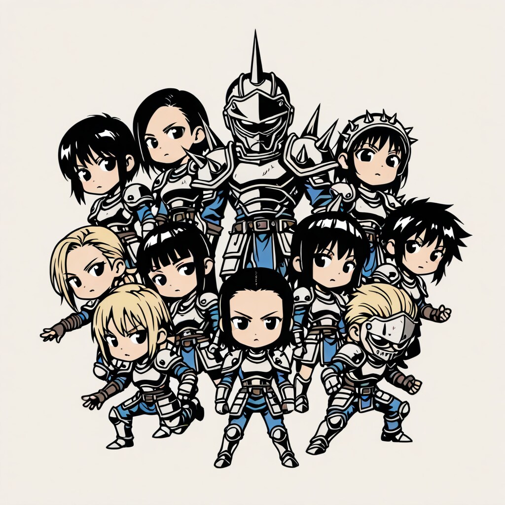 11人揃って四天王 | の人気AIイラスト・グラビア
