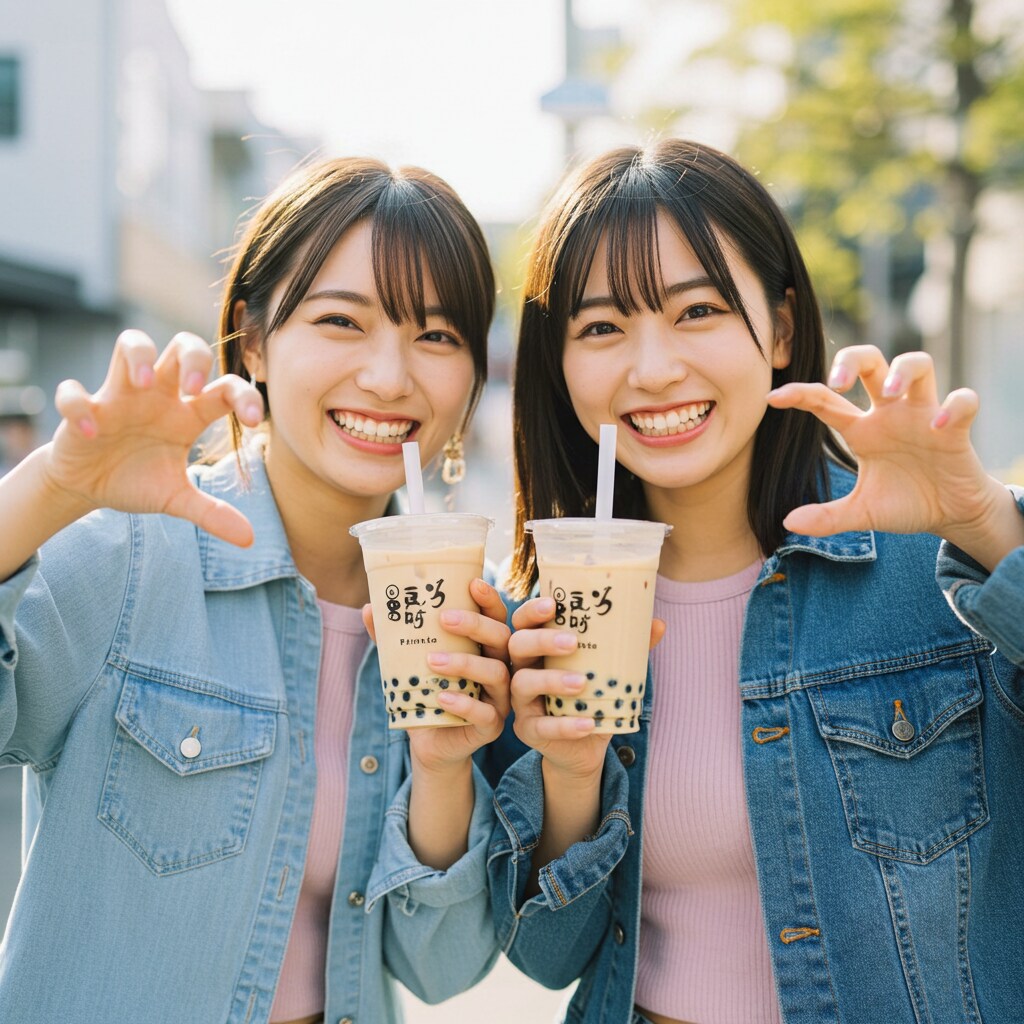 タピオカミルクティー♡