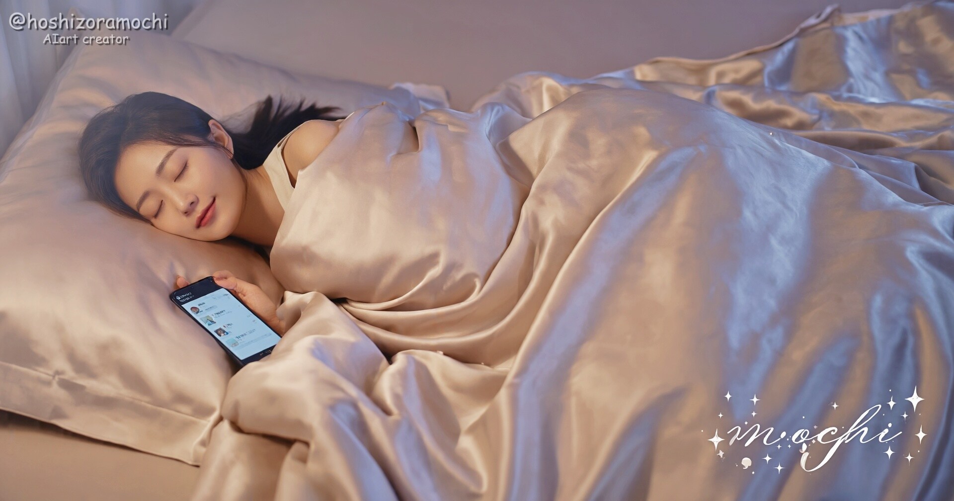 この寝ながらスマホ、完全に私だ😱