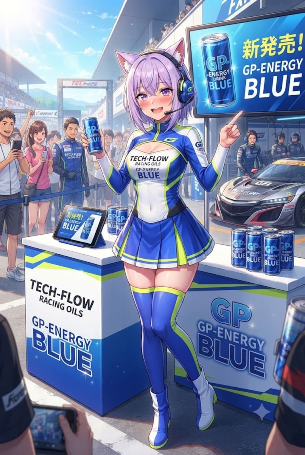 スポンサーPRの広報業務のレースアンバサダーのシス