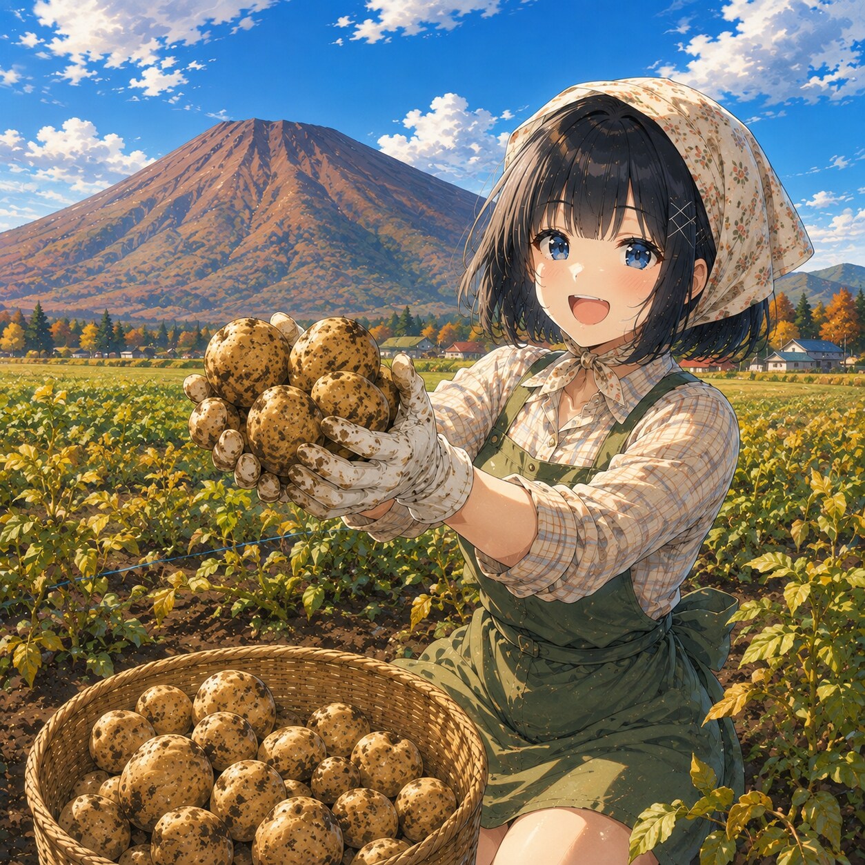 じゃがいも収穫 | の人気AIイラスト・グラビア