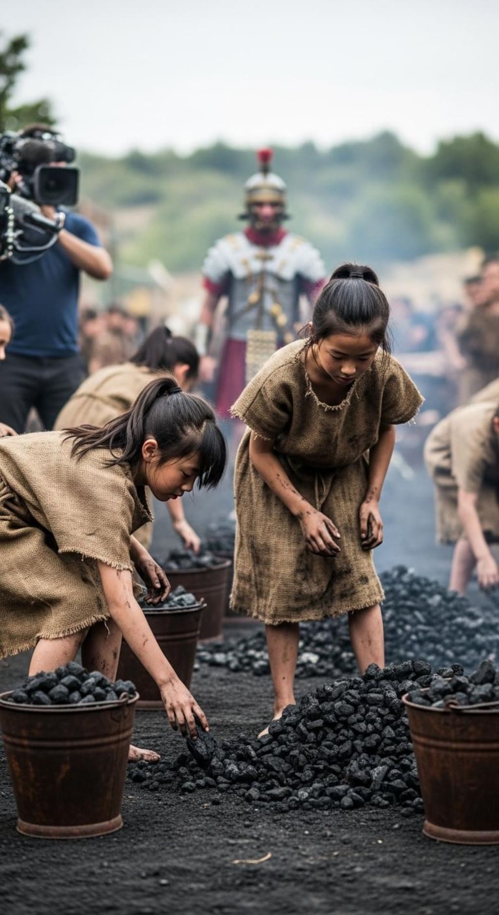古代ローマ映画の奴隷少女エキストラ１