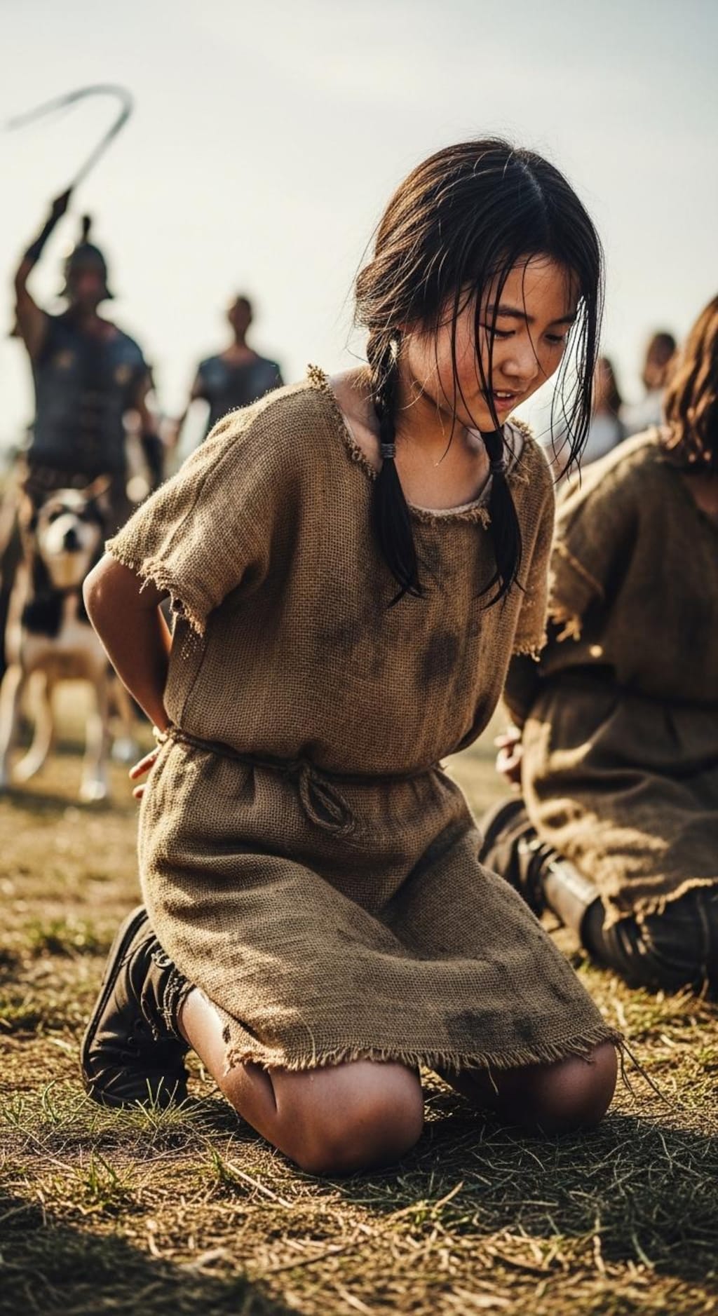 古代ローマ映画の奴隷少女エキストラ１
