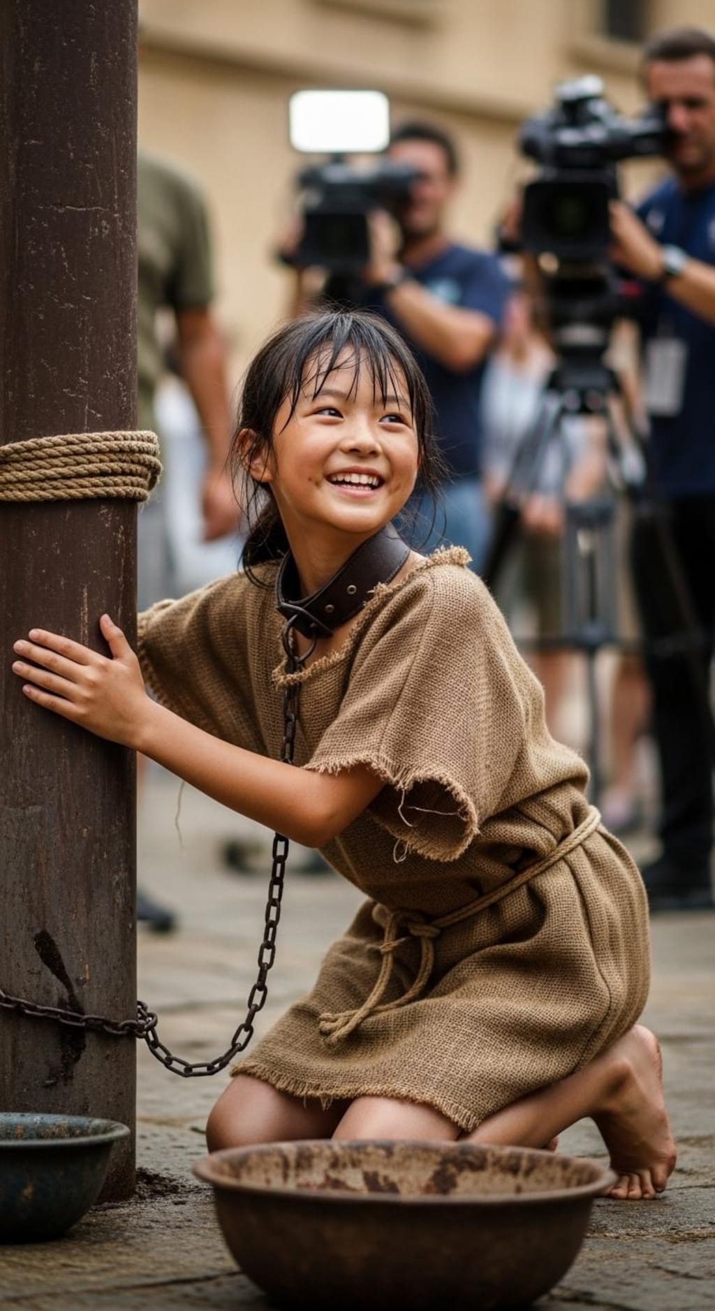 古代ローマ映画の奴隷少女エキストラ１