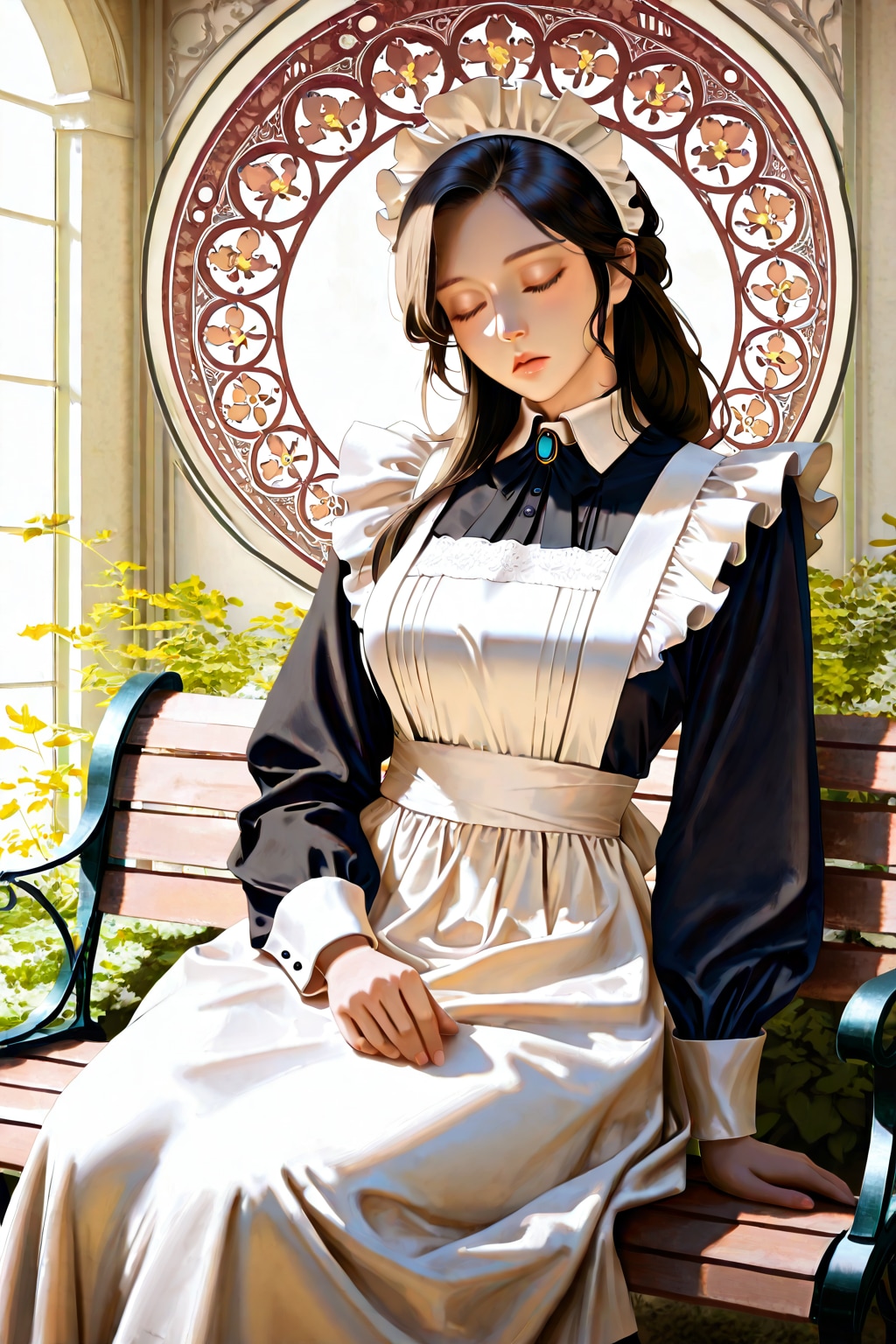 Sleeping maid