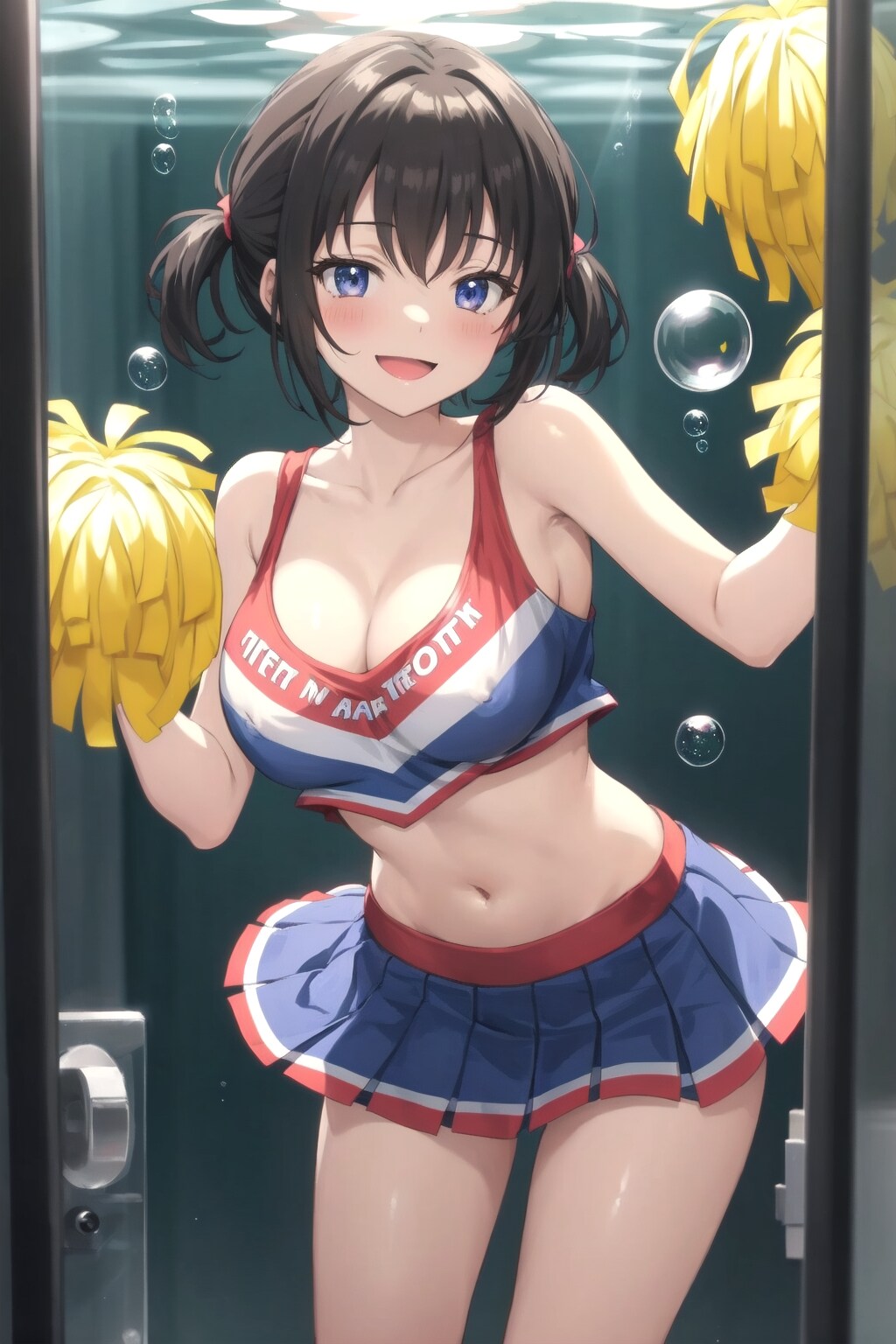 水槽チアガール