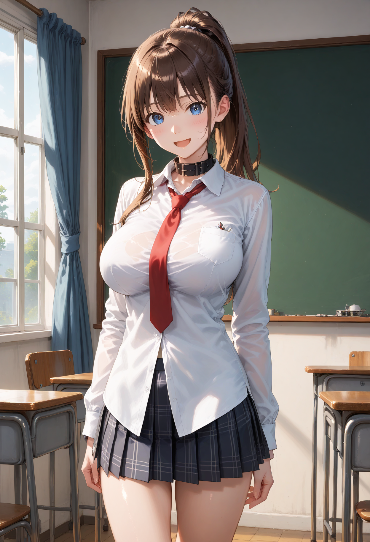 ポニテJK | の人気AIイラスト・グラビア