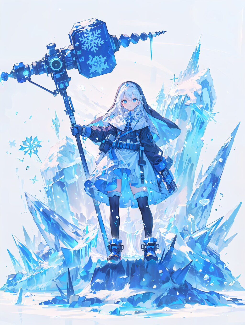 砕氷ハンマードリル