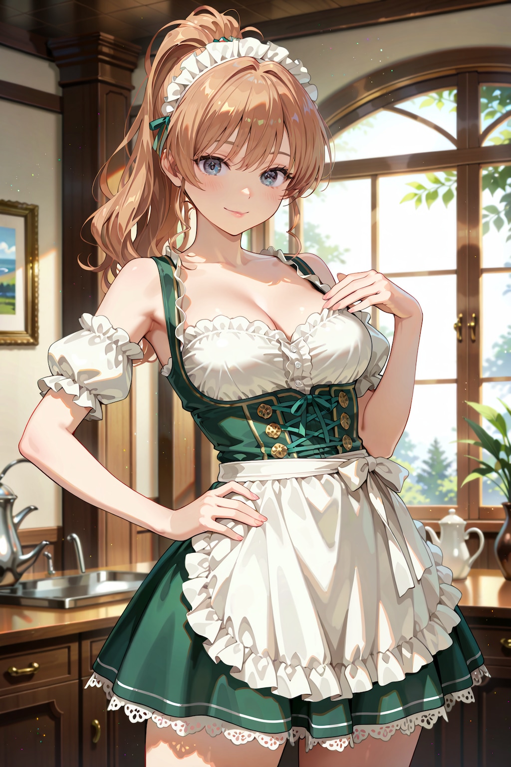 【撮影会】洋館のディアンドル娘 Z715