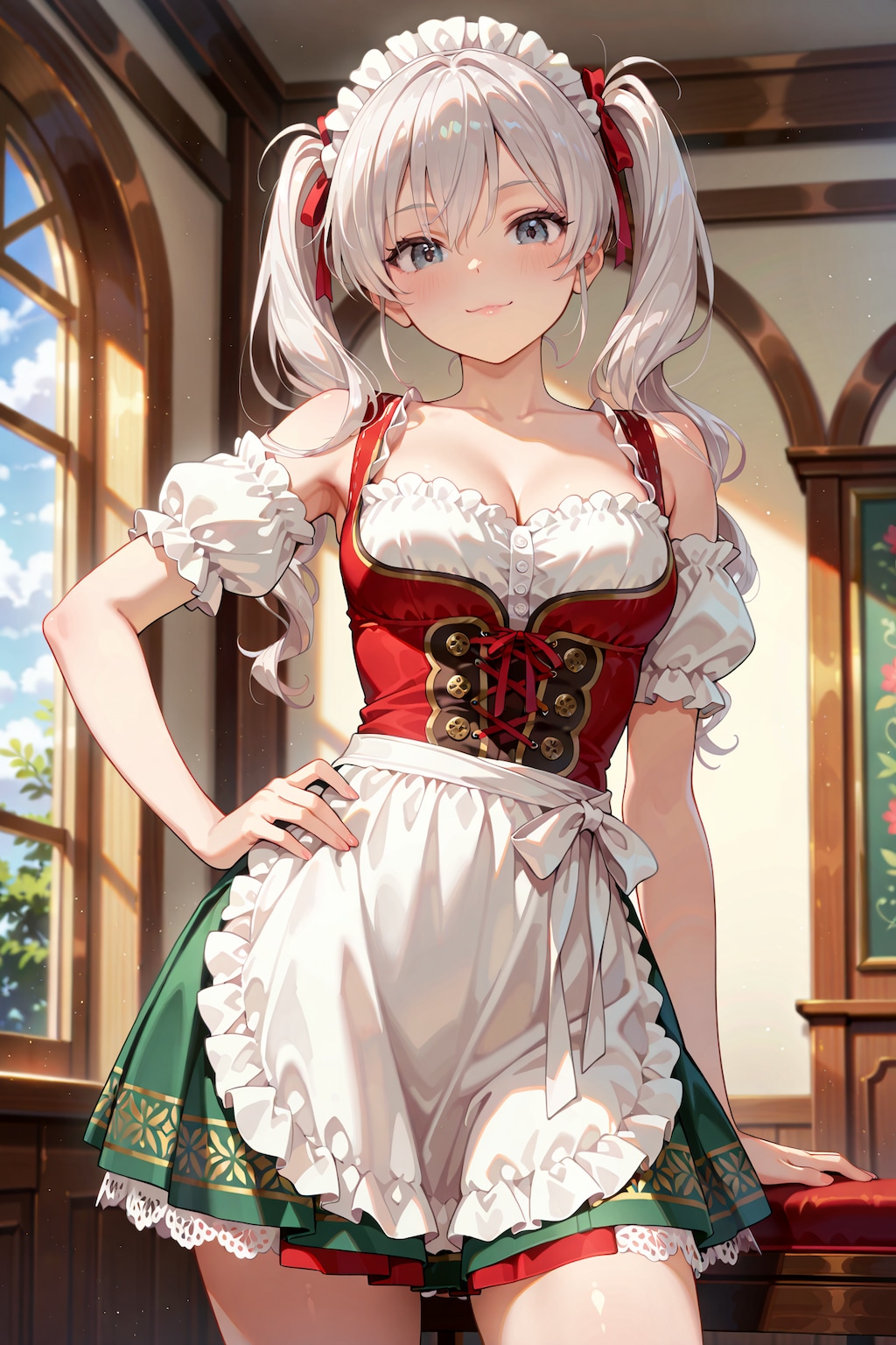 【撮影会】洋館のディアンドル娘 Z715
