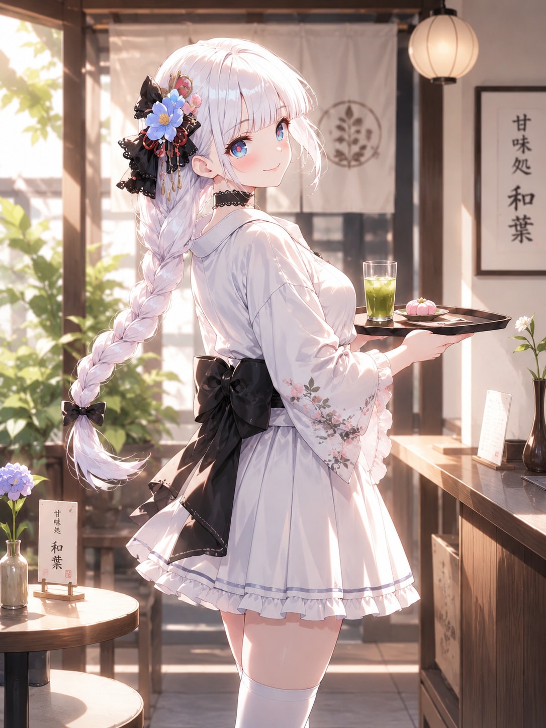 和風喫茶の看板娘