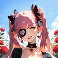 眼帯の少女 2枚目