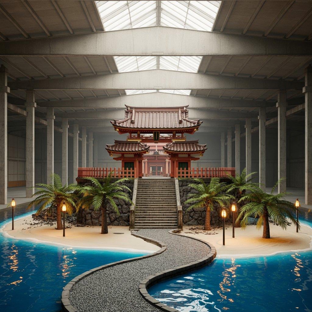 倉庫内ビーチ神社