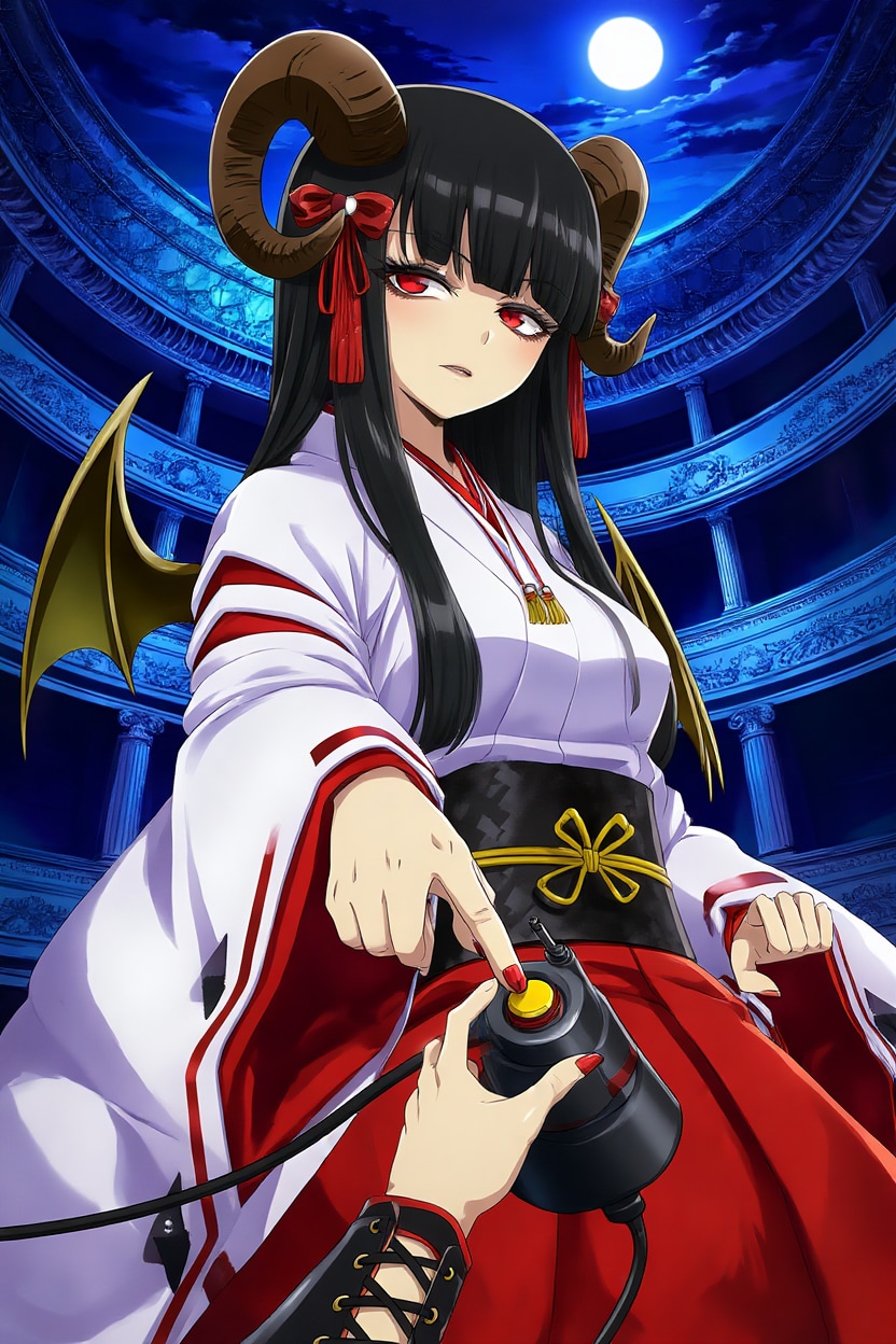深夜の巫女サキュバス